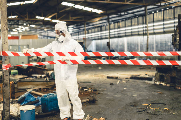 Professional Unattended Death Cleanup technician working in Franklin Park, FL